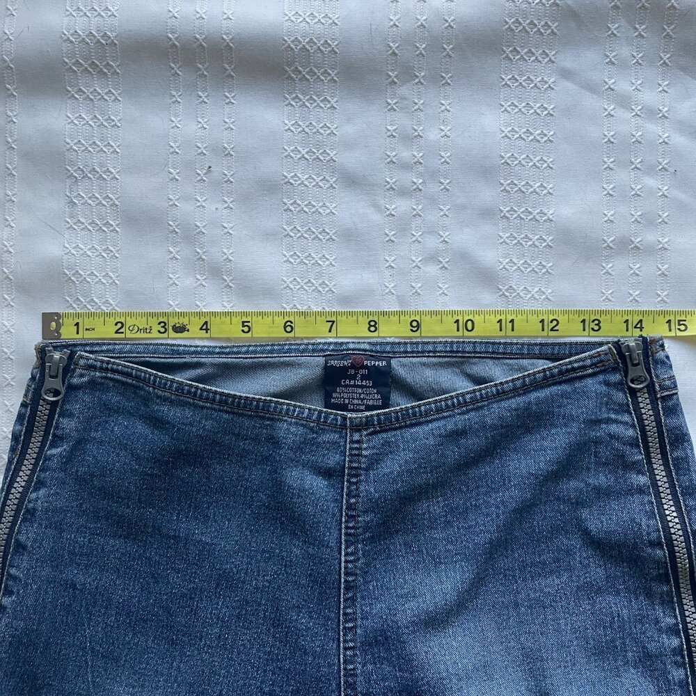Vintage Zipper Flare Jeans Sargent Pepper - Picture 6 of 7